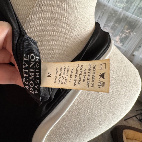 Active Domino Crop Top Racerback Tank Top - Picture 4 of 4